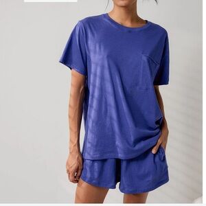 Lunya Organic Pima Tee Short Set